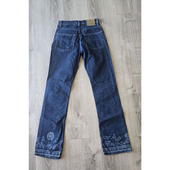 Polo Jeans Ralph Lauren Tattoo Bootcut Denim Blue Jeans Womens Size 0x30 - Picture 8 of 13